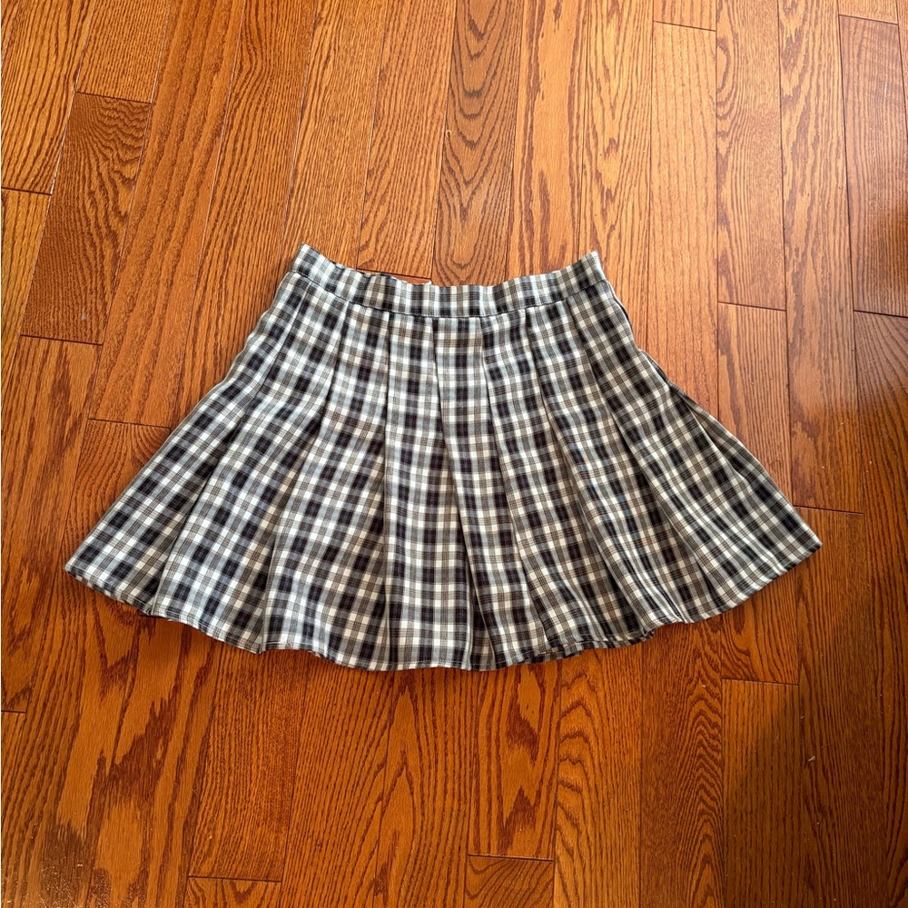 NWOT Honey Boutique plaid mini skirt